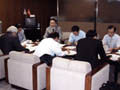 平成19年、栃木県自民党県議団役員が会派控室を訪れ議会活動につき意見交換
