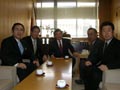 平成21年01月28日 兵庫県自民党県議団幹事長室にて、三役と意見交換