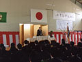 平成21年03月07日 エクセラン高校卒業式にて祝辞を述べる