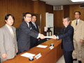 平成21年11月25日 日本保育協会長野県支部長加藤要瑞氏と県来年度予算につき会議