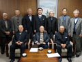 平成21年12月04日 笹賀地区役員の皆様と県政について語る(県議会応接にて)
