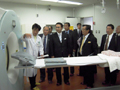 平成22年10月26日 滋賀県立成人病研究センターを真鍋所長案内のもと視察