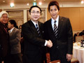 平成22年01月28日 福西選手と青少年健全育成とスポーツ振興について語る