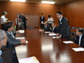 特殊詐欺非常事態宣言の取組み徹底について知事に申し入れする
