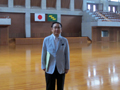 宮崎県立武道館を視察