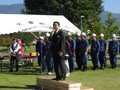 芳川地区防災訓練に出席