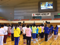 スズキジャパンカップ全日本エアロビック選手権長野県大会にて会長として挨拶
