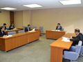正副議長選出世話人会で議長選挙座長として