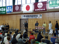 寿台町会連合球技大会にて顧問として挨拶