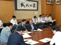 長野県議会災害対策連絡本部会議に自民党県議団長として参加