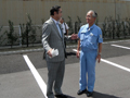 多摩川精機(株)副会長と航空産業の展望について意見交換