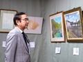 城北地区文化祭にて作品を鑑賞