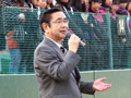 長野県中学新人大会開会式にてスピーチ