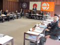 自民党県議団会議にて団長として挨拶