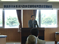奈良井川水系河川改良促進期成同盟会総会にて挨拶