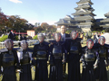 お城祭り剣道大会にて松筑剣道連盟顧問として剣士たちと交流
