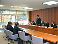 児童福祉施設協会の役員の皆様より要望をお受けする
