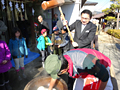 中山地区棚峯町会餅つき大会に参加