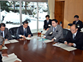 2月定例会に向けての議長との協議会に出席