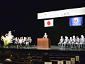 小中一貫校である才教学園入学式にて来賓を代表して教育の重要性について祝辞を述べる