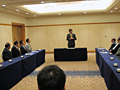 自民党県議団と安倍総理との意見交換会