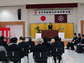 松本市技能功労者表彰にて祝辞を述べる