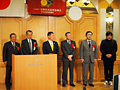 中信柔道整復師会新年会にて来賓として挨拶