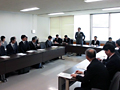 松塩筑地区教育7団体要望を知事に提出。地元県議を代表して挨拶