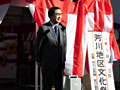 芳川地区文化祭開会式に出席し挨拶する