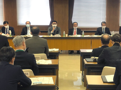 県政と松本市の主要課題について意見交換。