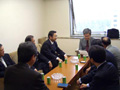 総務省自治財政局調整課長 務台俊介氏と面会(議員砂防事業推進研究メンバーによる)